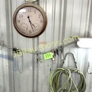 AIR HOSE, CLAMPS, CLOCK, THERMOMETER