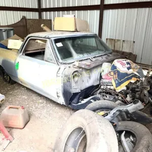 EL CAMINO SALVAGE PROJECT CAR W BED CONTENTS
