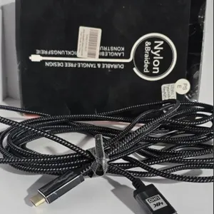 High Speed, Braided Nylon & Gold Connectors, 4K