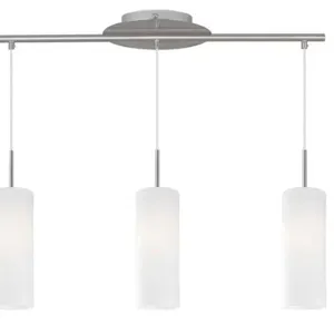 Cameron 3-Light Matte Nickel Finish Pendant Lights