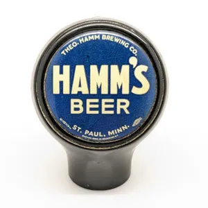 BALL TAP KNOB HANDLE HAMM'S BEER ST PAUL MINNESOTA (BASTIAN BROS)