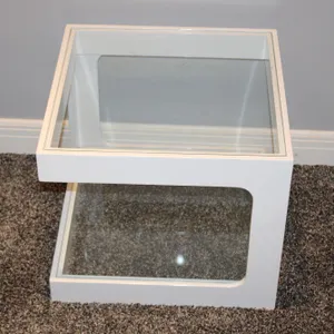 Glass End Table