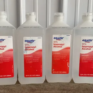 *NEW* 4 Equate 91% Isopropyl Alcohol, 32 OZ Each - Best Buy 3/2029