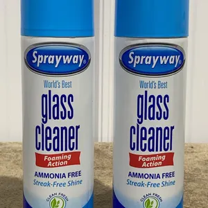 *NEW* 2 Sprayway Foaming Action Glass Cleaner, Clean Fresh Scent, 19 OZ Each