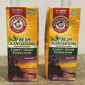 *NEW* 2 Arm & Hammer Pet Fresh Carpet Odor Eliminator, Island Mist, 30 OZ Each