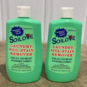 *NEW* 2 Soilove Laundry Soil-Stain Remover, 16 OZ Each