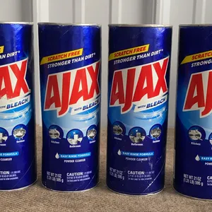 *NEW* 4 Ajax w/ Bleach Multi-Purpose Powder Cleaner, 21 OZ Each