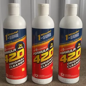 *NEW* 3 Formula 420 Original Cleaners for Glass/Pyrex/Metal/Ceramic/Quartz, 12 OZ Each