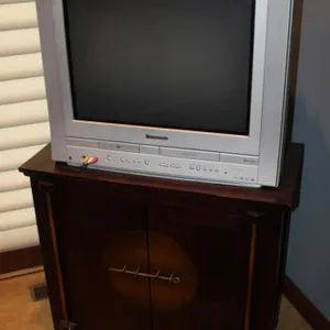 Panasonic Television & Cabinet