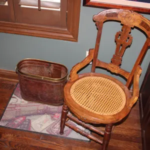 Victorian Eastlake Cane Chair