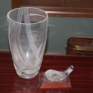Wedgwood Golf Club Crystal Vase & Golf Club Paperweight