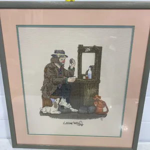 Emmett Kelly Jr. Clown Print)