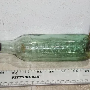 Vintage Ross's Belfast Torpedo Soda Bottle 9"