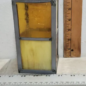 Stained Glass Candle Holder 3.25"X3.25"X6.25"