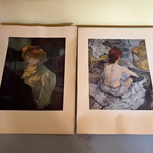 8×10 Prints After Toulouse-Lautrec Paintings, ‘The Modiste’ and ‘The Laundress’