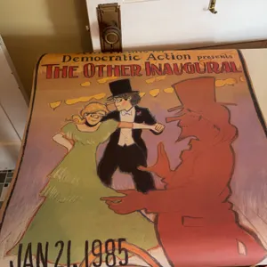 1985 ‘The Other Inaugural’ Poster by E.B. Trudeau for Americans for Democratic Action