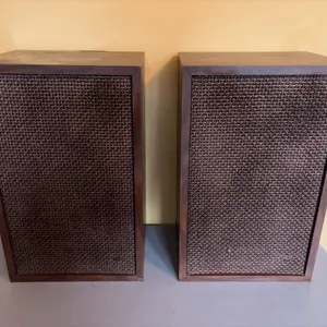 Bozak B-301A Tempo Speakers, Walnut Veneer Cabinet, Pair