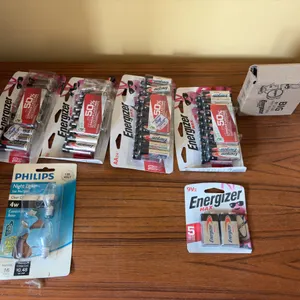 Energizer Max and Philips Batteries in Original Packaging