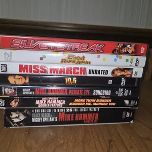 Lot of movies including Mike Hammer