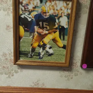 Bart Starr green bay packers framed photo