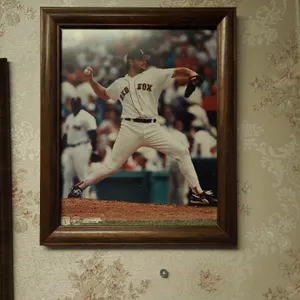 Red Sox Roger clemens framed photo