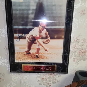Tom seaver Cincinnati reds autographed framed photo