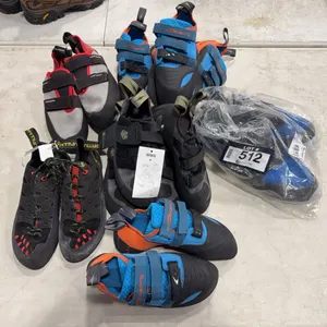 Lot of (8) Pairs of Asst. Climbing Shoes
