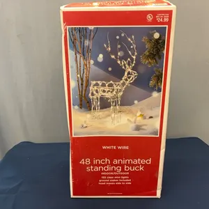 Light up deer decor
