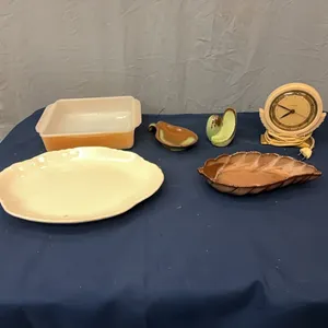 Fire king dish and other kitchen items