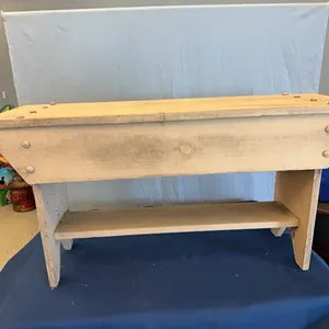 Wood bench