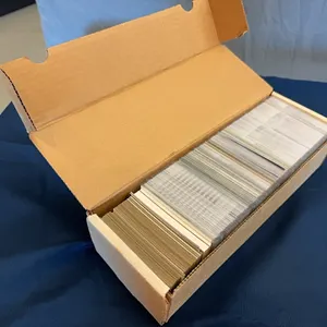 Box of sports cards