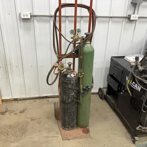 Acetylene torch with cart