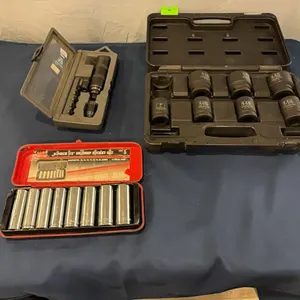 Sockets and impact tool set