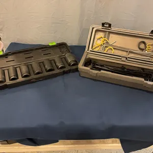 Sockets and peg board hangers