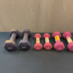 3lb, 5lb & 8lb Dumbbells