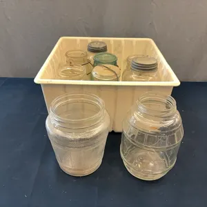 Assorted Glass Jars