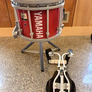 Yamaha SFZ 13" Marching Snare Drum with Cover and Randall-May Stand and Carrier