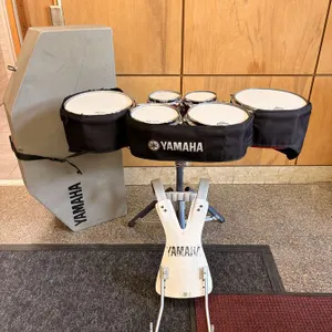 Yamaha Field Corps Tenor Drums Set with Cover, Case, Stand and Carrier