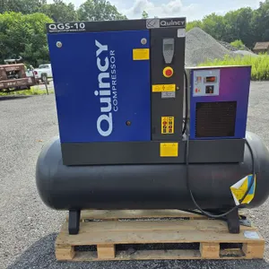 (#6) 2017 Quincy QGS100 Air Compressor with Integrated Dryer