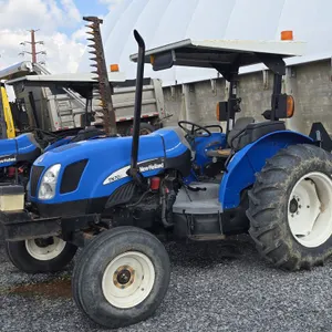 2004 Ford New Holland TN70A TL60 Tractor with Sickle Bar Mower Attachment