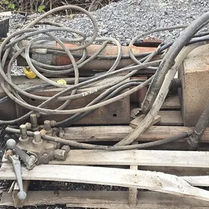 Large Lot of Tank and Industrial Hydraulic Hoses/Pump/Control Valves
