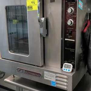 Southbend Marathoner Gold EH-10SC electric countertop convection oven. Features stainless steel construction, glass door, analog timer and temperature
