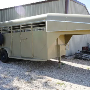6 x 16' Gooseneck Stock Trailer