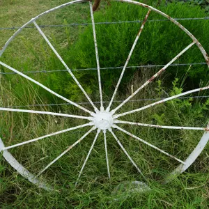 4' 14 Spoke Metal Wagon Wheel