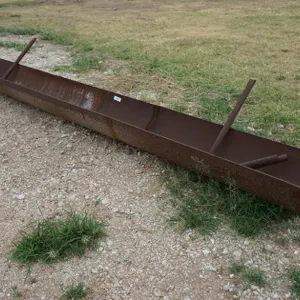 17" x 11' Metal Feed Trough