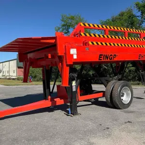 UNUSED EINGP EH15T THREE-SIDED TELESCOPIC MOBILE LOADING RAMP
