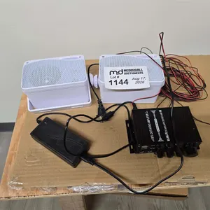 Hi-Fi 12V Audio Amplifier and Speaker Set
 UNRESERVED
