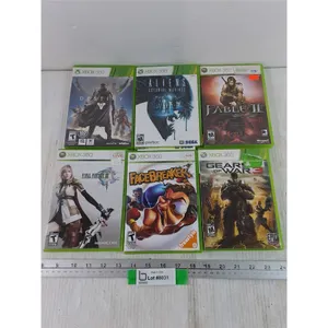 (6) XBOX 360 Games, Gears of War, Final Fantasy XIII, Destiny, FaceBreaker, Fable, Aliens,