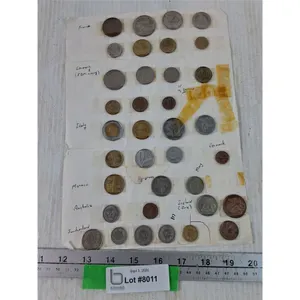 Assorted International Coins, Ireland, Denmark, Germany, Italy, France, Australia, Switzerland