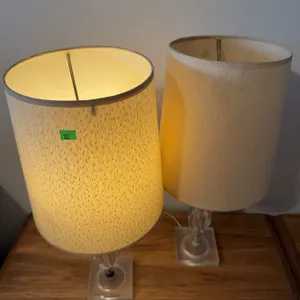 Pair of Vintage Night Table Lamps